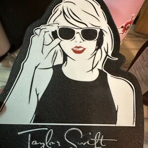 Taylor Swift Black White Red Sunglasses Night Light